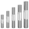 Parafuso de Aço Inoxidável 304 de Cabeça Dupla Gb901B Parafuso Prisioneiro de Haste Fina Haste de Dente Curto M8M10M12M16 Parafuso de Cabeça Dupla
