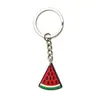 Serie de Frutas Transfronterizas Llavero Colgante de Goma Suave de PVC Llavero de Coche DIY Colgante de Mochila Regalo Pequeño