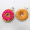 Juguete para mascotas de pelo liso de fábrica, rosquilla, suministros para mascotas, anillo de pan, perro mascota, juguete con sonido de chirrido