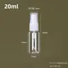 Botella pulverizadora PET transparente en stock, botella de plástico portátil para dispensar, botella pulverizadora de 100 ml, botella pulverizadora de alcohol, botella vacía para empaquetado