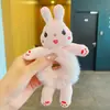 Linda Diadema de Peluche de Oso de Dibujos Animados que No Daña el Cabello, Goma para el Cabello Infantil, Cuerda para el Cabello Estilo Coreano, Bolsa con Banda para el Cuero Cabelludo con Bolas
