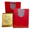 Adorno de marco de fotos de escritorio temático de zongzi del Festival del Bote del Dragón de oro puro 999, recuerdo, regalo promocional para transmisión en vivo, venta al por mayor