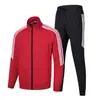 Conjunto Esportivo Casual Masculino de Outono Suéter Masculino da Moda com Três Listras Conjunto de Duas Peças para Primavera e Outono Fitness Corrida