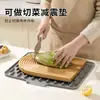 Tapete Drenante de Silicone Espesso Transfronteiriço para Pia de Cozinha, Filtro de Água para Louças, Tapete com Resistência a Altas Temperaturas, Inclinação para Drenagem de Água, Tapete de Isolamento Térmico, Atacado
