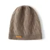 Nuevo Gorro de Cachemira Espeso Suave para Mujer Otoño e Invierno, Moderno, Cálido, Casual, Versátil, Gorro Cálido y a Prueba de Frío
