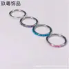 Directo de fábrica anillo abierto de acero inoxidable 316L aretes de aro para la nariz aretes Auber bobina anillo sin costuras joyería para perforaciones