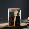 Bote para Granos de Café Sellado al Vacío de Grado Alimenticio Hecho de Vidrio de Borosilicato Alto Tarro de Almacenamiento