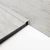 Suministrado directamente por el fabricante, Tiras de Hebilla en Forma de C de Aleación de Aluminio, Tiras de Borde en Forma de C y Tiras de Recubrimiento de Bordes Soportan Bordes de Rodapié Personalizados