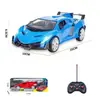 Comercio exterior control remoto de cinco vías coche deportivo puerta que se abre coche de juguete modelo de carreras de drift regalo para niño niña