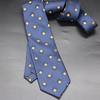 Corbata para Hombre Formal Negocios Atada a Mano 7cm Rojo Azul Marino Moderna Nueva Forma de Flor Accesorios Tienda de Trajes Boda Novio Fotografía