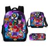 Mochila de anime transfronteriza de 3 piezas, mochila escolar informal para estudiantes, bolso para lápices, bolsa de almacenamiento