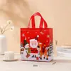 Bolsas de Embalagem de Presente de Natal Novas Transfronteiriças, Bolsas Pequenas Coloridas Estampadas Requintadas, Bolsas de Presente de Natal com Desenhos Festivos