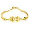 Set de Ojo de Ángel Demonio Más Vendido Anillo Abierto Moda Europea y Americana Pulsera para Coche Flor Set con Forma de Gota