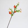 Plantas Verdes Artificiais, Galhos de Romã Rachada em Cores de Outono, Paisagismo Estilo Wabi-Sabi para Pousadas e Hotéis, Decoração para Casa de Luxo Leve, Flores Artificiais