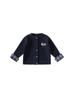 Roupa Infantil Bangxuan Chegada Nova de Inverno Suéter para Meninas Cardigan Infantil Patchwork da Moda Jaqueta de Lã Tricotada para Crianças Pequenas