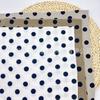 Musselina de Gaze de Algodão Puro de Camada Dupla Algodão Lavado Gaze para Bebê Roupa Infantil Pijama Tecido Estampa de Bolinhas