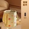 Cubeta Plegable para Pediluvio Doméstico de Altura Profunda, Artefacto para Pediluvio, Cubeta Plegable para Pediluvio sobre la Pantorrilla, Pediluvio Portátil para Conservar la Salud