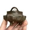 Incensário Antigo de Lótus com Três Pés, Itens Diversos Antigos Vintage, Incensário de Liga de Cobre da Dinastia Ming Xuande, Ornamento de Artesanato