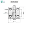 226-1-2-3 Bisagra Aleación de Zinc Acero Inoxidable 405060 Caja de Distribución Puerta de Gabinete 236 Bisagra Industrial