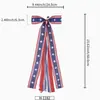 Decoración de Lazo del Día de la Independencia de Nuevo Producto Transfronterizo Arreglo Decorativo para Fiesta de Vacaciones Americanas Decoración Colgante de Estrella a Cuadros