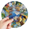 Conjunto Transfronterizo Nuevo de 36 Tarjetas de Pintura al Óleo de Paisajes Impresionistas y Florales, Tarjetas de Felicitación Decoradas con Texto, Conjunto de Tarjetas Postales Vintage