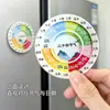 Gráfico comparativo de rutina diaria de 24 horas imán plano acrílico para refrigerador medicina china Huangdi Neijing doce horas mantenimiento de la salud pegatina magnética