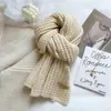 Bufanda de Punto Roja Versátil Estilo Coreano de Invierno para Mujer, Nuevo Calentador de Cuello de Alta Gama Atmosférico Cálido y A prueba de Viento para Parejas