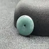 Jadeíta Birmanesa Grau A Água Azul Gelo Pequena Fivela de Segurança Pingente para Pulseira DIY Acessórios para Brincos Venda por Atacado