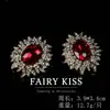 Pulsera de Perlas de Segunda Mano, Exquisito y Lujoso Set de Joyería Multicapa, Aretes Incrustados con Diamantes Rojos, Sensación de Alta Gama, Modelo de Comercio Exterior Transfronterizo