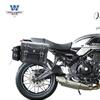 Coche muscle Wolf adecuado para Kawasaki Z650RS bolsa lateral bolsa lateral caja lateral retro modificación bolsa para casco cinturón impermeable marco de liberación rápida