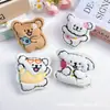 Colgante de Peluche Perro Chillón Pequeño Perro Blanco Broche Llavero Accesorios para Ropa Colgante para Bolso Pequeño Regalo