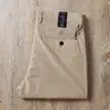 Pantalones Casuales de Pierna Recta Ajuste de Negocios Ligeramente Elásticos Gruesos de Algodón Modal Premium Gris Oscuro para Hombre Otoño e Invierno de Gama Alta 2026