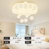 Lámpara de techo estilo crema francesa para dormitorio principal, romántica, con protección para los ojos, para sala de estar, lámparas colgantes, ambiente moderno y sencillo, Zhongshan