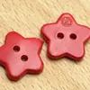 Botones de Estrella de Cinco Puntas Mate de Color Sólido, Disponibles en Múltiples Colores, Accesorios de Ropa para Suéteres, Cárdigans y Camisas, En Stock