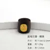 Accesorios de Madera de Agar Natural Pulsera de Plata S925 Chapada en Oro Accesorios para Pulsera Cuentas Espaciadoras Hechas a Mano para DIY Productos Semiacabados