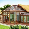 Fabricante de solario solario de aleación de aluminio solario europeo solario de lujo sala de cristal sala transparente