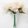 Flor artificial Ramo de Peonías Lafitza flor falsa ramo de boda decoración del hogar flor de mesa