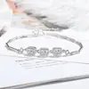 Transmisión en Vivo Popular Pulsera de Dos Quilates Estilo Bolso de Princesa Imitación Moissanita para Mujer Pulsera Versátil de Nicho Temperamento Joyería de Mano