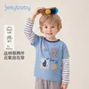 Camiseta de Manga Larga Jerry para Bebé Niños Conjunto Dos en Uno Infantil Nuevo Estilo Otoño 2026 Top de Otoño para Bebé de 5 Años