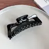 Pinza Grande para el Cabello Estilo Coreano para Mujer, Pinza de Garra de Alta Gama y Exquisita para Cabello Grueso, Llena y Voluminosa, Pinza de Tiburón para la Parte Posterior de la Cabeza, Pasador Estilo Ins