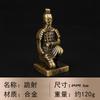 Guerreiros de terracota e cavalos artesanato conjunto de 9 peças lembranças turísticas de Xi'an guerreiros de terracota e cavalos ornamentos presentes no exterior para clientes estrangeiros