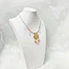 Collar Estilo Antiguo Campana Candado de Paz Nuevo Estilo Chino Collar Estilo Étnico Retro Colgante de Perla Accesorios Antiguos Hanfu Yingluo
