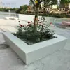 Asientos de fibra de vidrio para piscinas con forma de árbol, sillas de ocio personalizadas para centros comerciales, paisajismo para jardines inmobiliarios, taburetes grandes de exterior con formas especiales.