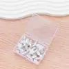 Caja de 50 piezas de chinchetas de plástico de estrella de cinco puntas de colores, material de oficina, tachuelas en forma de T, chinchetas para tablero de corcho