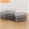 Caixa de Armazenamento Transparente Grande Capacidade Doméstica Guarda-Roupa Roupas Caixa de Plástico Baú de Brinquedos Organização de Armazenamento Cesto de Armazenamento