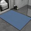 Alfombrilla de Barro Diatomeas para Baño Inodoro Alfombrilla Absorbente de Agua Color Sólido Degradado Resistente a la Suciedad Puerta de Inodoro Alfombrilla Antideslizante Alfombrilla de Secado Rápido para Pies