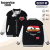 Chaqueta de Béisbol para Niños Cars Rayo McQueen Ropa de Abrigo Infantil Talla 95 Chaqueta de Niño Corredor Primavera y Otoño