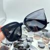 Gafas de Sol Polarizadas para Mujer de Alto Sentido Protección UV gm TR90 Placa Marco Grande Gafas Gafas para Hombres y Mujeres