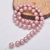 Cuentas de concha de alto brillo de 6-10 mm, perlas sueltas, accesorios de joyería para bricolaje, cuentas de concha de color, productos semiacabados al por mayor