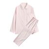 Ropa de casa pijama de franela de algodón de doble hilo estilo japonés para mujer, algodón puro, transmisión en vivo, pijama de pareja para otoño e invierno